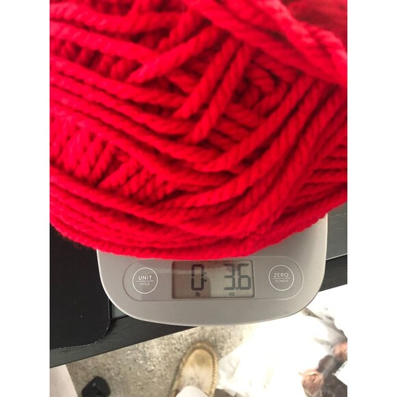 LOT OF 7 Red Skeins: Loops and Threads Charisma Bulky Weight yarn - Picture 14 of 16